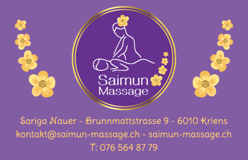 Visitenkarte Saimun Massage